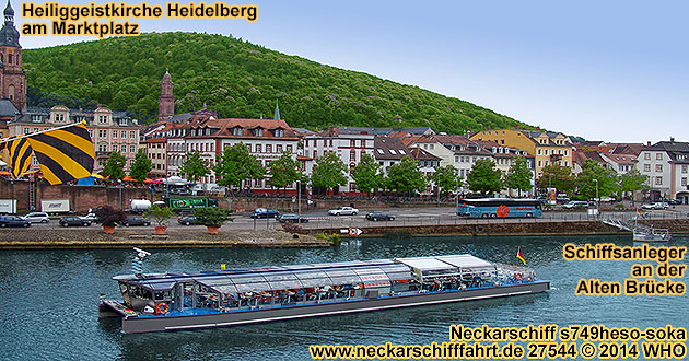Neckartouren Neckarreisen Neckarfahrt Neckarfahrten mit einem Neckar-Solarschiff
